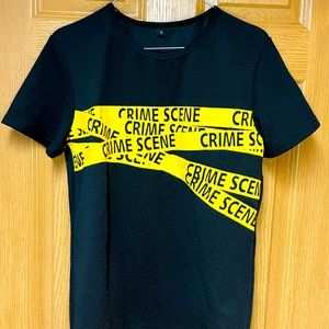 Men Crime Scene Small Graphic Tee